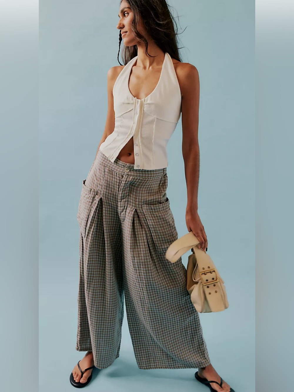 Free People East Side Trouser wide leg Medium